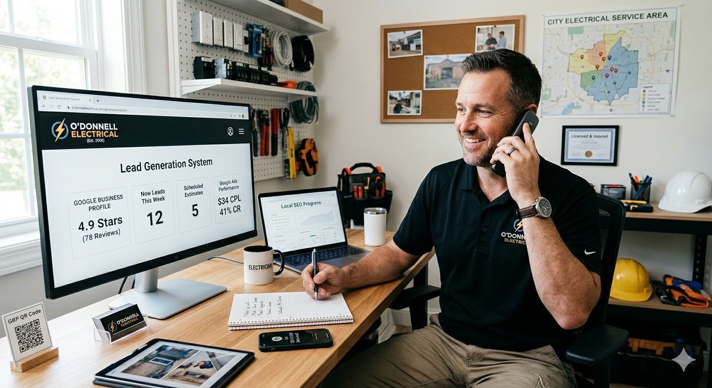 Electrical Contractors Who Fill Their Schedule Year-Round All Use These Lead Generation Tactics