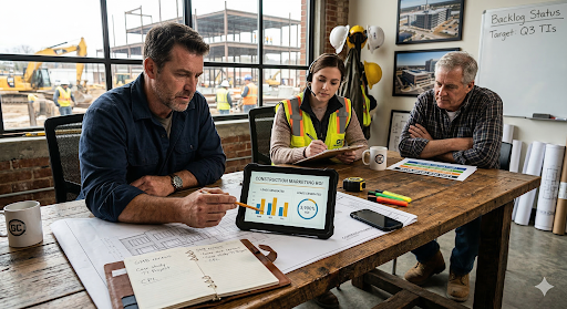 The Construction Marketing Strategy That Actually Brings in Contracts—Without Wasting Your Budget